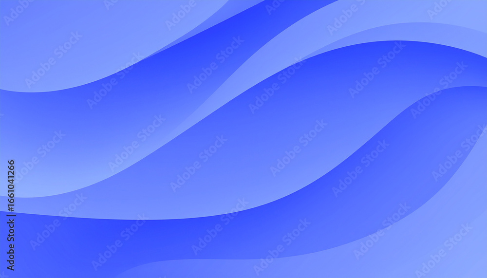 Poster abstract blue wavy background with gradient effect, creating a sense of motion and depth.