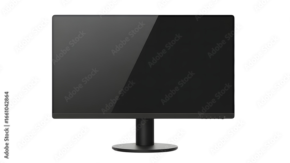 Poster computer monitor display screen led lcd desktop pc technology electronics device equipment isolated 
