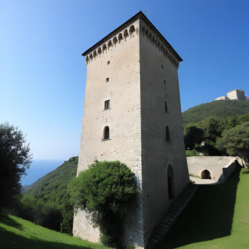 La Torre Quadrata del Castello di Acquafredda