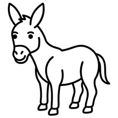 donkey cartoon illustration