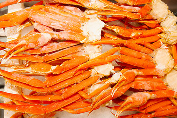 dozens of king crab legs