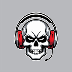 skull vector image as a logo