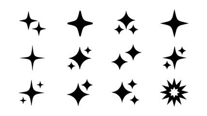 Sparkle and Star Icons for a Magical and Shiny Effect