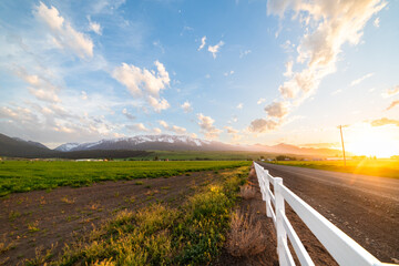 Fenceline Along Stunning Ranch Property