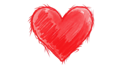 Isolated Watercolor Heart