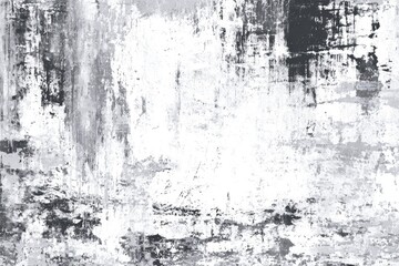 Abstract grayscale texture with layered brushstrokes and various tones of gray