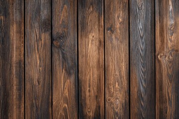 Naklejka premium Dark brown wooden planks
