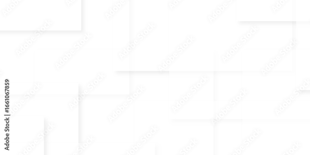 Aufkleber geometric white grid gradient background template design. modern vector white square and triangle li