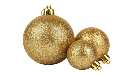 Isolated Christmas Balls