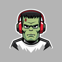Frankenstein vector image as a logo