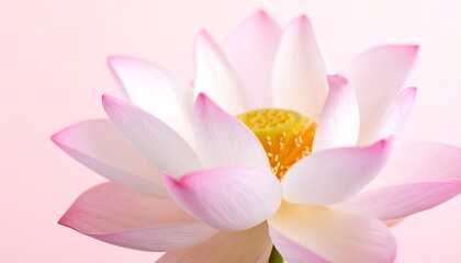 Fototapeta premium Pink Lotus Blossom Close-up Studio Shot