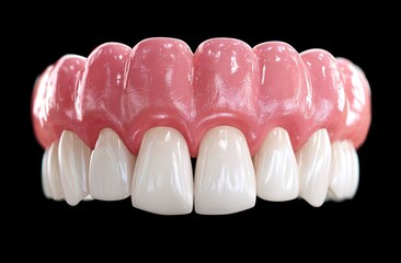 Obraz premium 3D model of human teeth and gums
