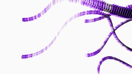 Abstract Purple Wave Design
