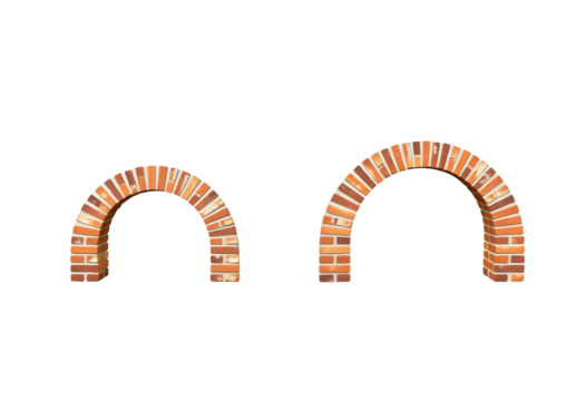 Brick Arches Architectural Elements for Construction and Decoration
