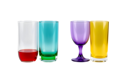 Colorful Glassware Beverages amp Drinkware