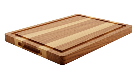 Isolated Wood Cutting Board