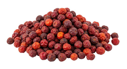 Isolated Pile of Schisandra Berries