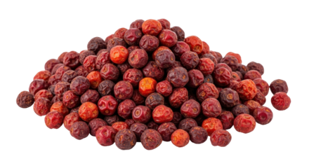 Isolated Pile of Schisandra Berries