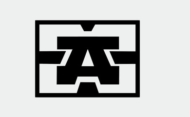 vector illustration of a black background with sign