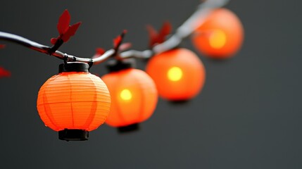 Obraz premium Orange Lanterns