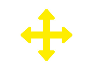 Obraz premium four way arrow sign