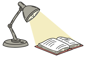 Study Lamp with Glowing Light
