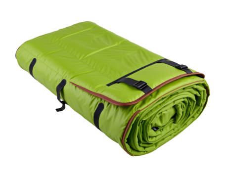 Folded Green Camping Mat