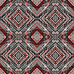 "Geometric Ethnic Tribal Print &ndash; Seamless Vector Pattern"