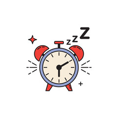 Clock with zzz icon