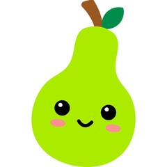 Cute Fruits Element