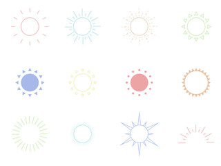 いろいろ太陽パステルセット