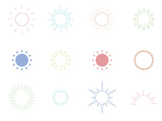 いろいろ太陽パステルセット