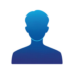 user profile icon isolated and white background