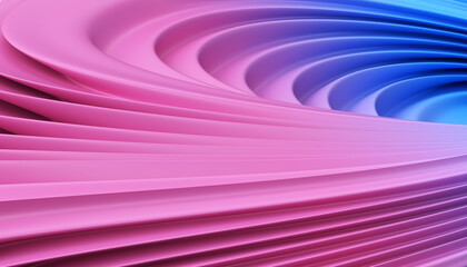 Abstract wavy background 3d with color gradient