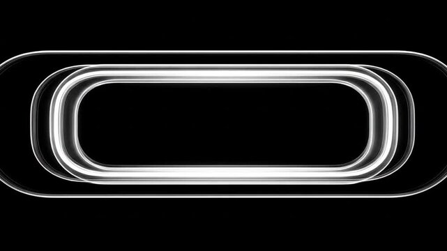 Shiny rectangle frame
