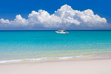 Obraz premium 夏雲の浜