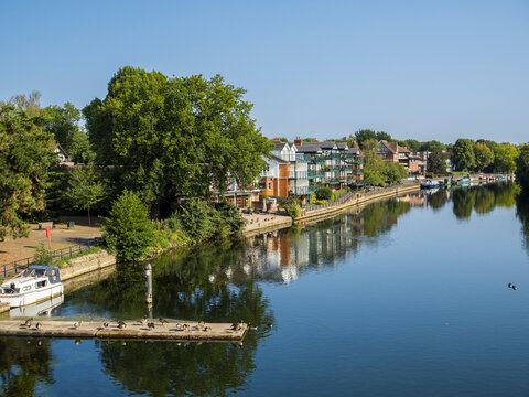 Riverside, River Thames, Maidenhead, UK.