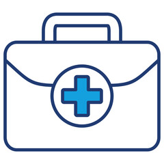 Medical Kit Blue Icon
