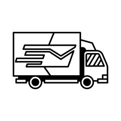 Delivery Truck with Logo