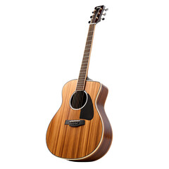 Obraz premium Guitar isolated on clean white background for music and entertainment presentation