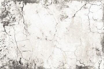 Aged, textured, light gray concrete surface with deep cracks