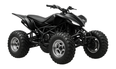 Sport ATV with tubular frame design and extended wheelbase.