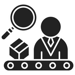 Inspection Glyph Icon