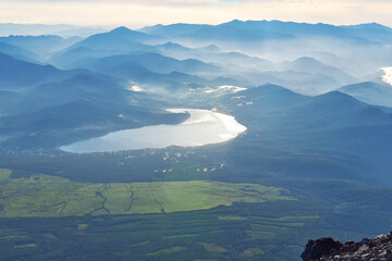 山の景色