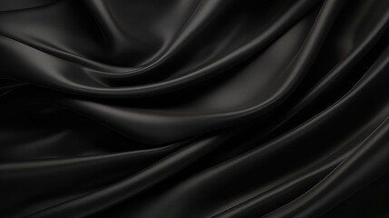 Fototapeta premium Black Silk Background