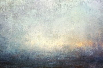 A muted, textured, light-to-dark abstract background.  Soft grays, blues, and hints of beige and orange create a serene, atmospheric effect