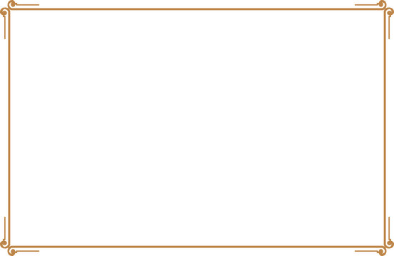 Oriental Frame Design Traditional Chinese Style Border with Geometric Corner Ornament. Lines Gold Isolated. 829