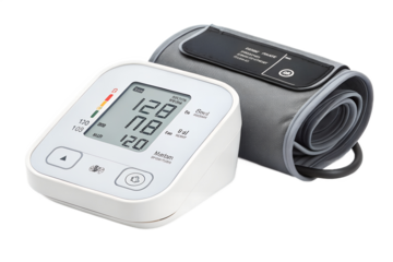 Digital blood pressure monitor with cuff for health