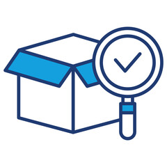 Quality Control Blue Icon