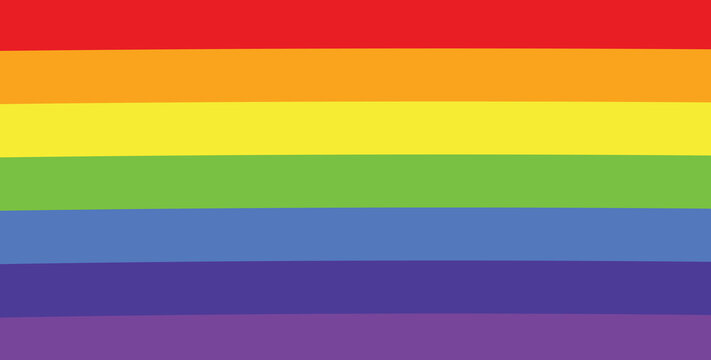 Symbol of rainbow flag using LGBTQ community pride month in vector design abstract rainbow background